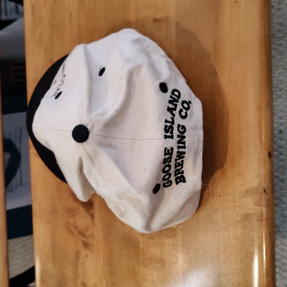 Vintage WGN radio 720 Goose Island brewing Co Spike O'Dell signed snapback cap - Picture 2 of 7